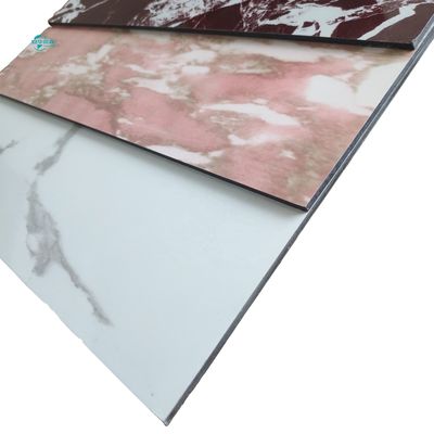 1220 mm pannello composito di marmo AV certificato Acp rivestimento esterno ecologico