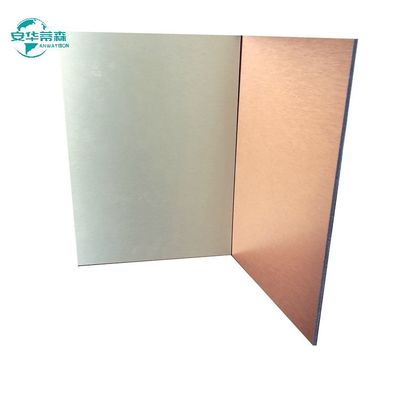 1220 mm di pannelli compositi ACP spazzolati e ignifughi B1