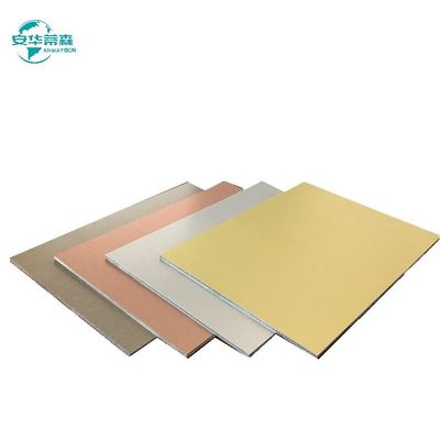 5 mm B1 Acciaio ACP spazzolato rivestimento esterno a prova di fuoco per rivestimento di pareti esterne